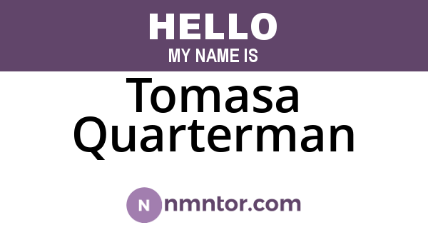 Tomasa Quarterman