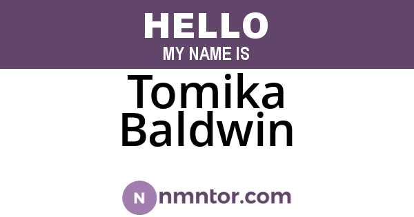Tomika Baldwin