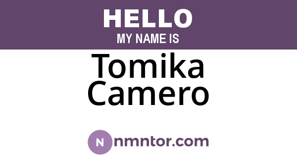 Tomika Camero