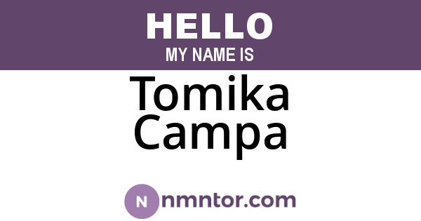 Tomika Campa