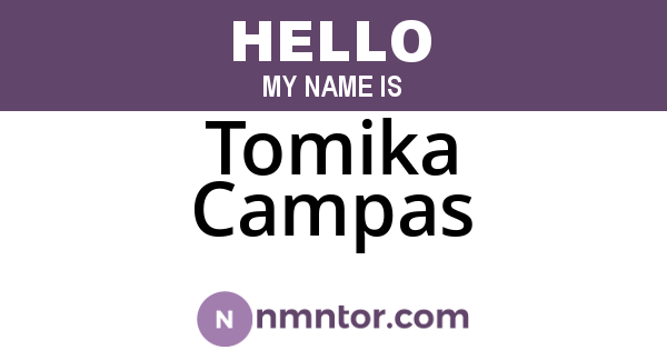 Tomika Campas