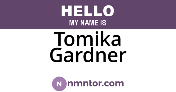 Tomika Gardner