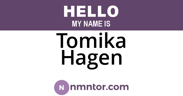Tomika Hagen