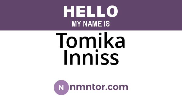 Tomika Inniss
