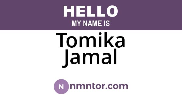 Tomika Jamal