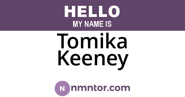 Tomika Keeney
