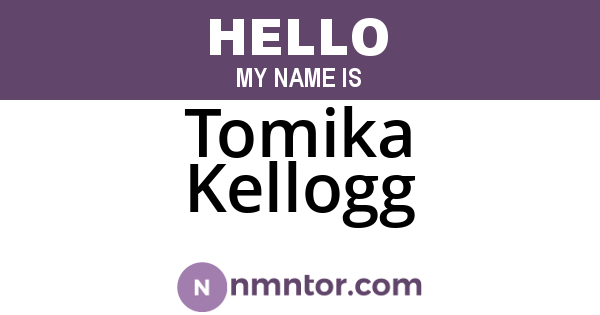 Tomika Kellogg