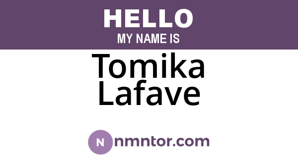 Tomika Lafave