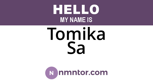 Tomika Sa