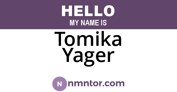 Tomika Yager