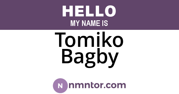 Tomiko Bagby