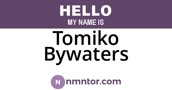 Tomiko Bywaters