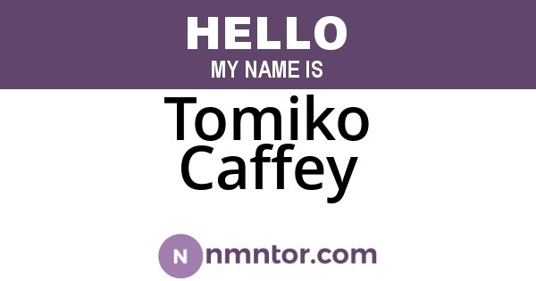 Tomiko Caffey