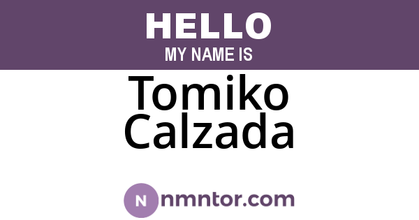Tomiko Calzada