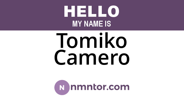 Tomiko Camero