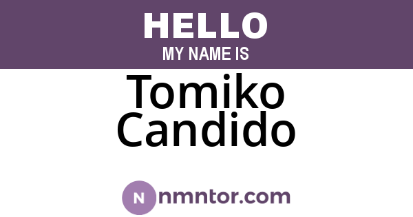 Tomiko Candido
