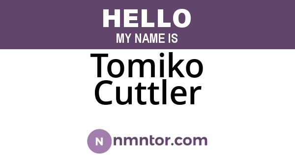 Tomiko Cuttler