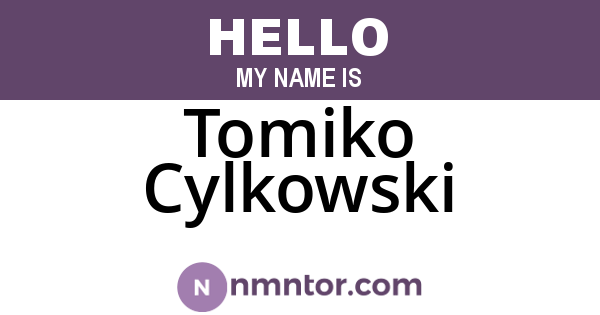 Tomiko Cylkowski