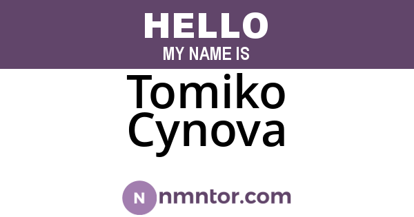 Tomiko Cynova