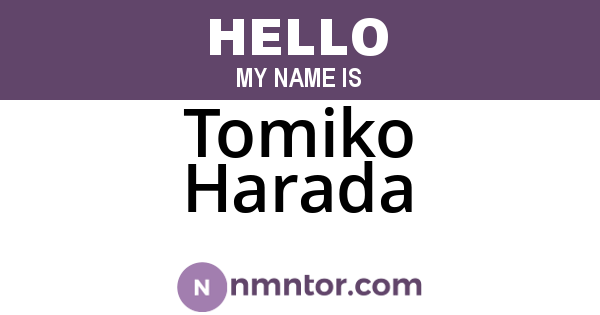 Tomiko Harada