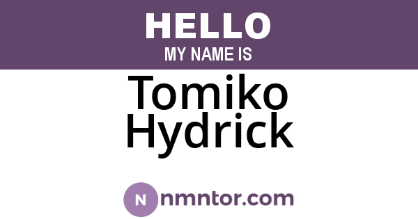 Tomiko Hydrick