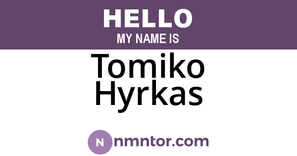 Tomiko Hyrkas