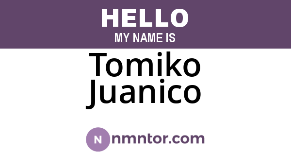 Tomiko Juanico