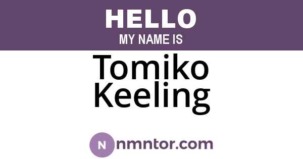 Tomiko Keeling