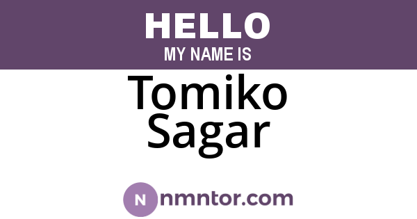 Tomiko Sagar