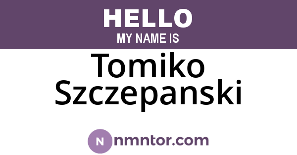 Tomiko Szczepanski