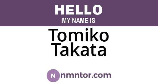 Tomiko Takata