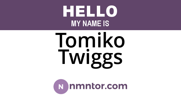 Tomiko Twiggs