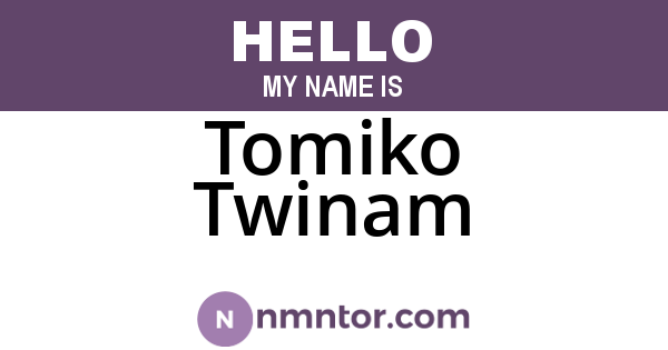 Tomiko Twinam