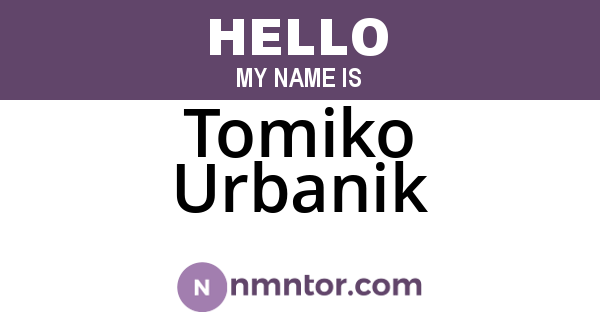 Tomiko Urbanik