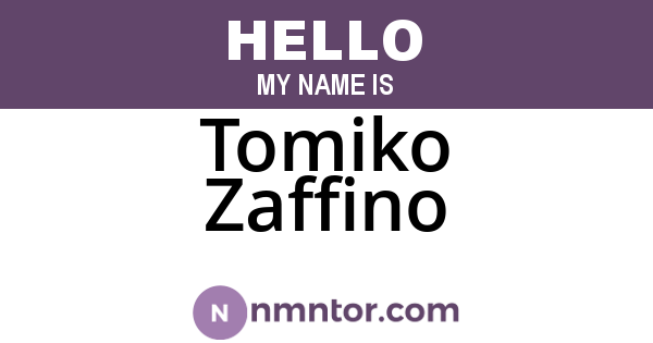 Tomiko Zaffino