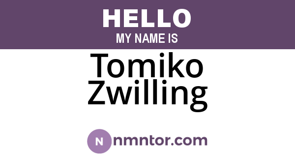 Tomiko Zwilling