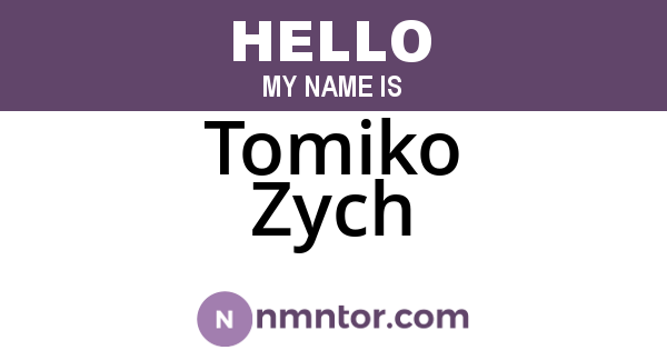 Tomiko Zych