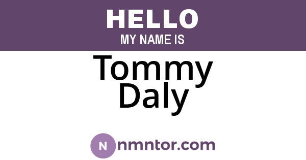 Tommy Daly