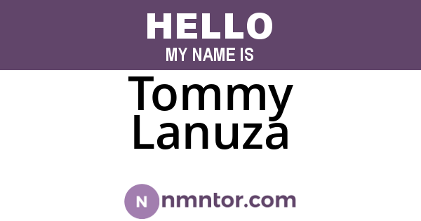 Tommy Lanuza