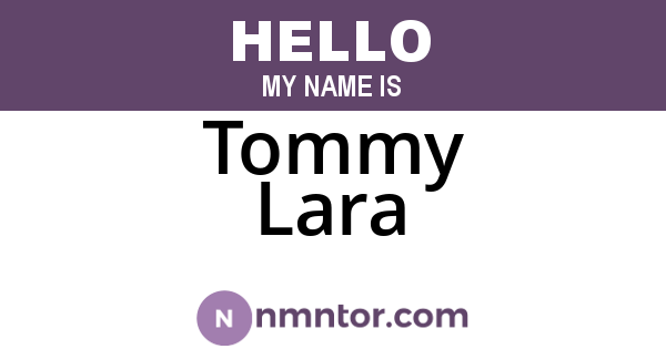 Tommy Lara