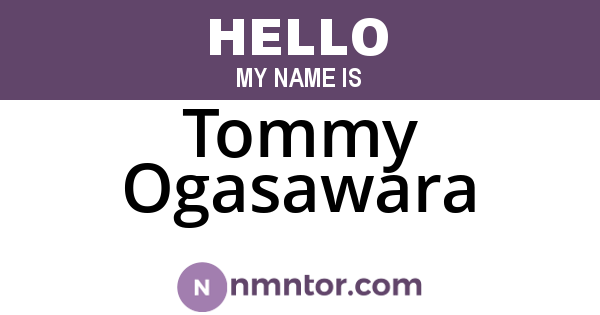 Tommy Ogasawara