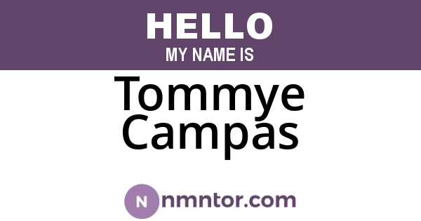 Tommye Campas