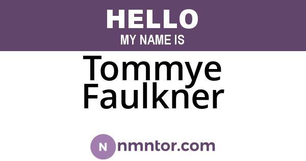 Tommye Faulkner