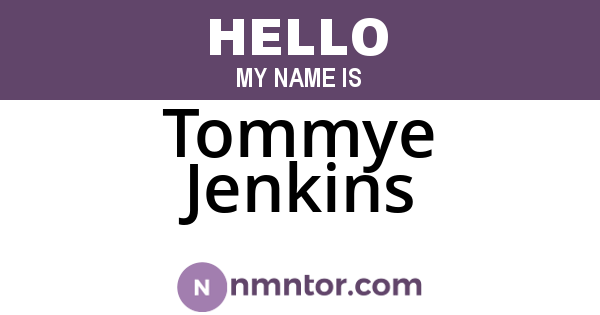 Tommye Jenkins