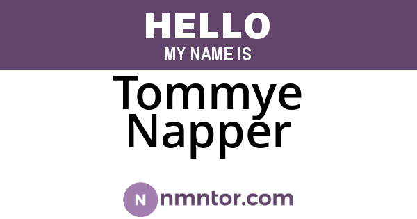 Tommye Napper