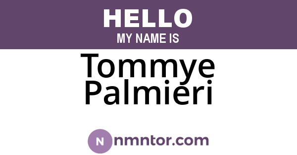 Tommye Palmieri