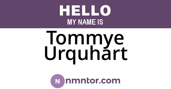 Tommye Urquhart