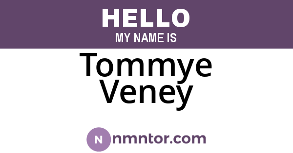 Tommye Veney