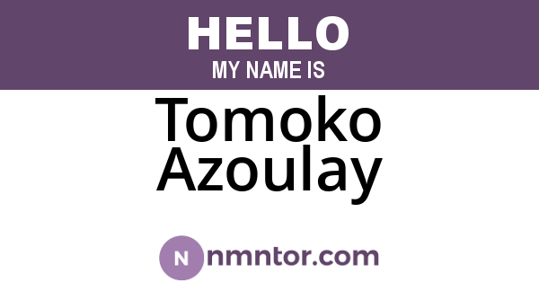 Tomoko Azoulay