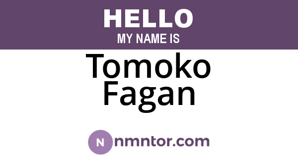 Tomoko Fagan